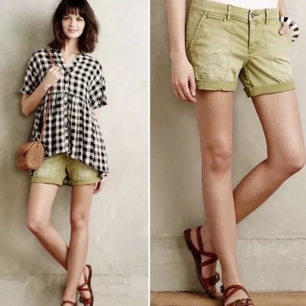 Anthro Pilcro & Letterpress Hyphen Shorts